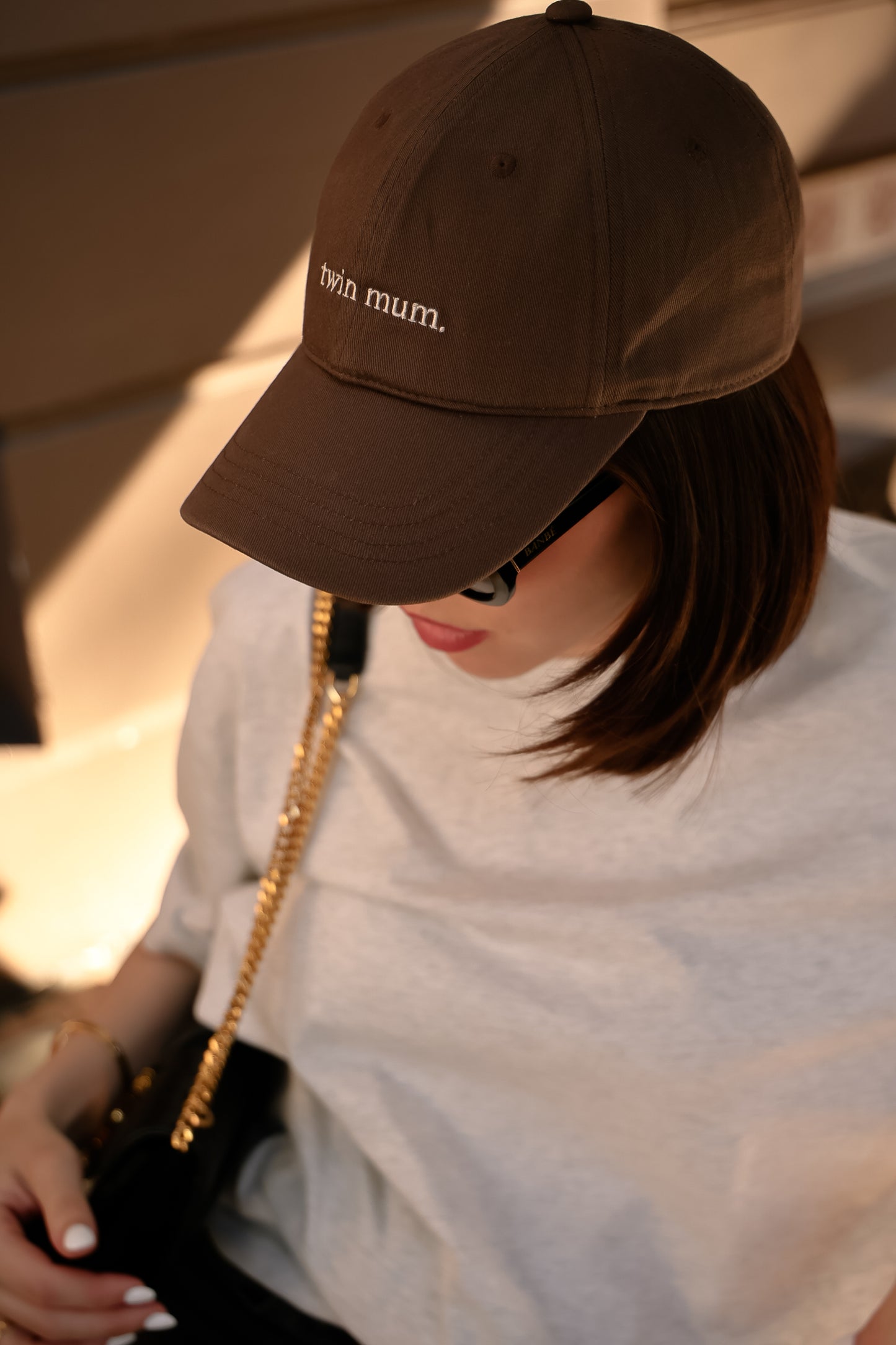 twin mum. hat