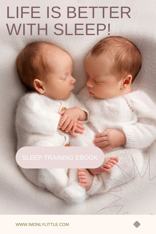 How I got my girls to sleep 12 hours through the night by 4 months old! - imonlylittle