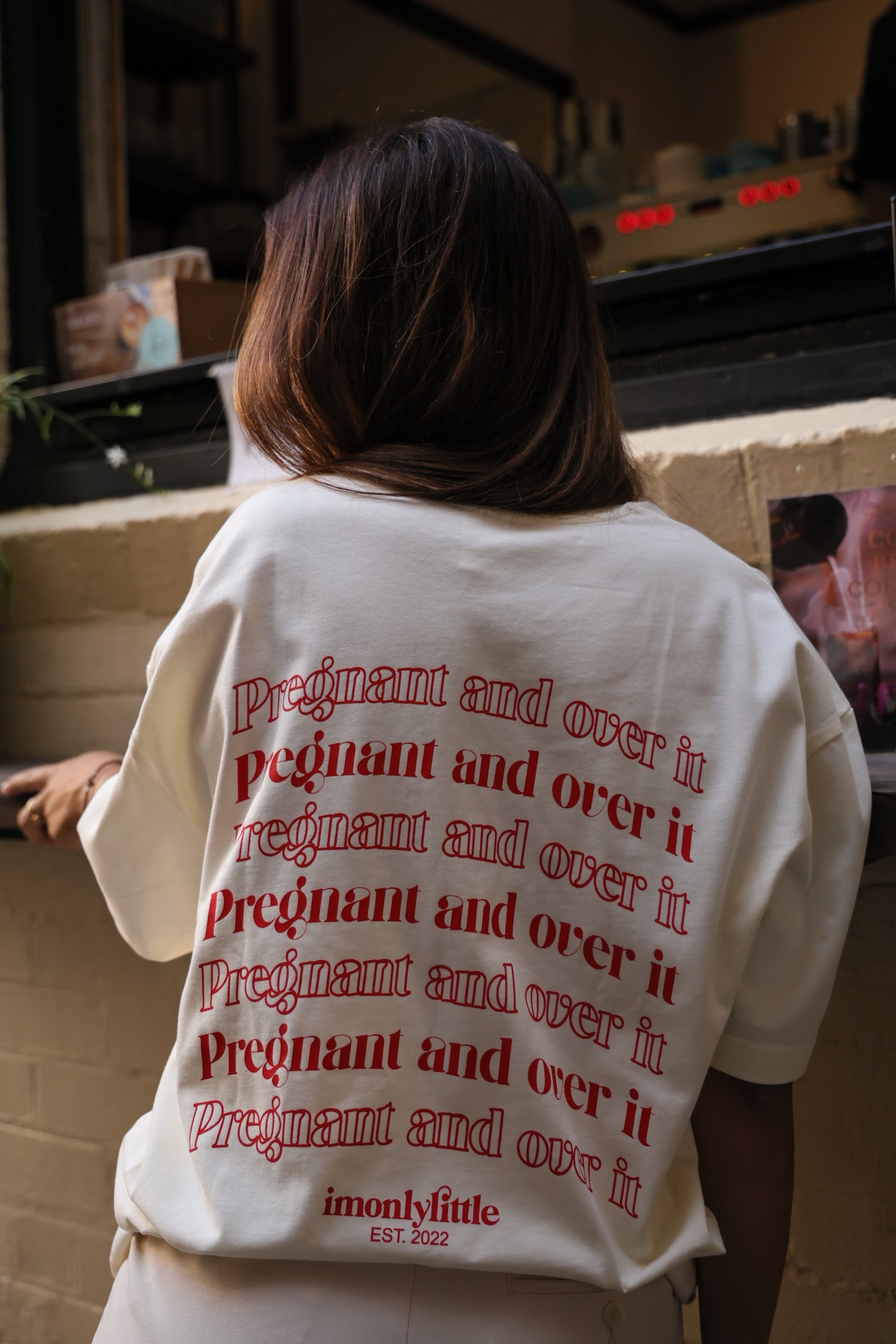 Pregnant and over it Tee