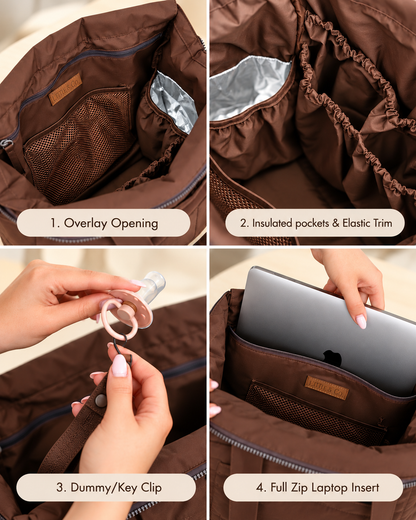 Quilted Nappy Bag