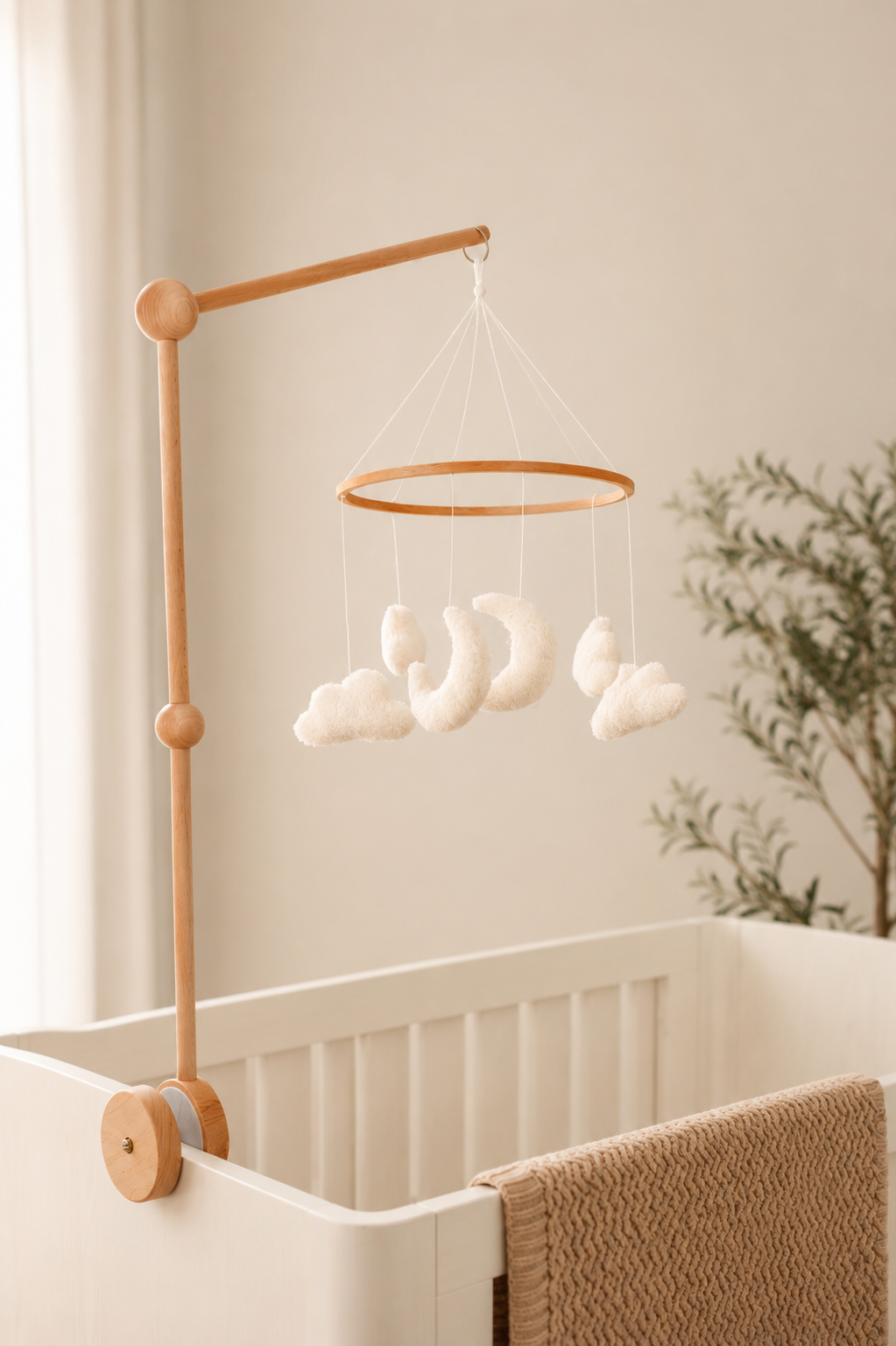 Bouclé Cloud & Moon Mobile
