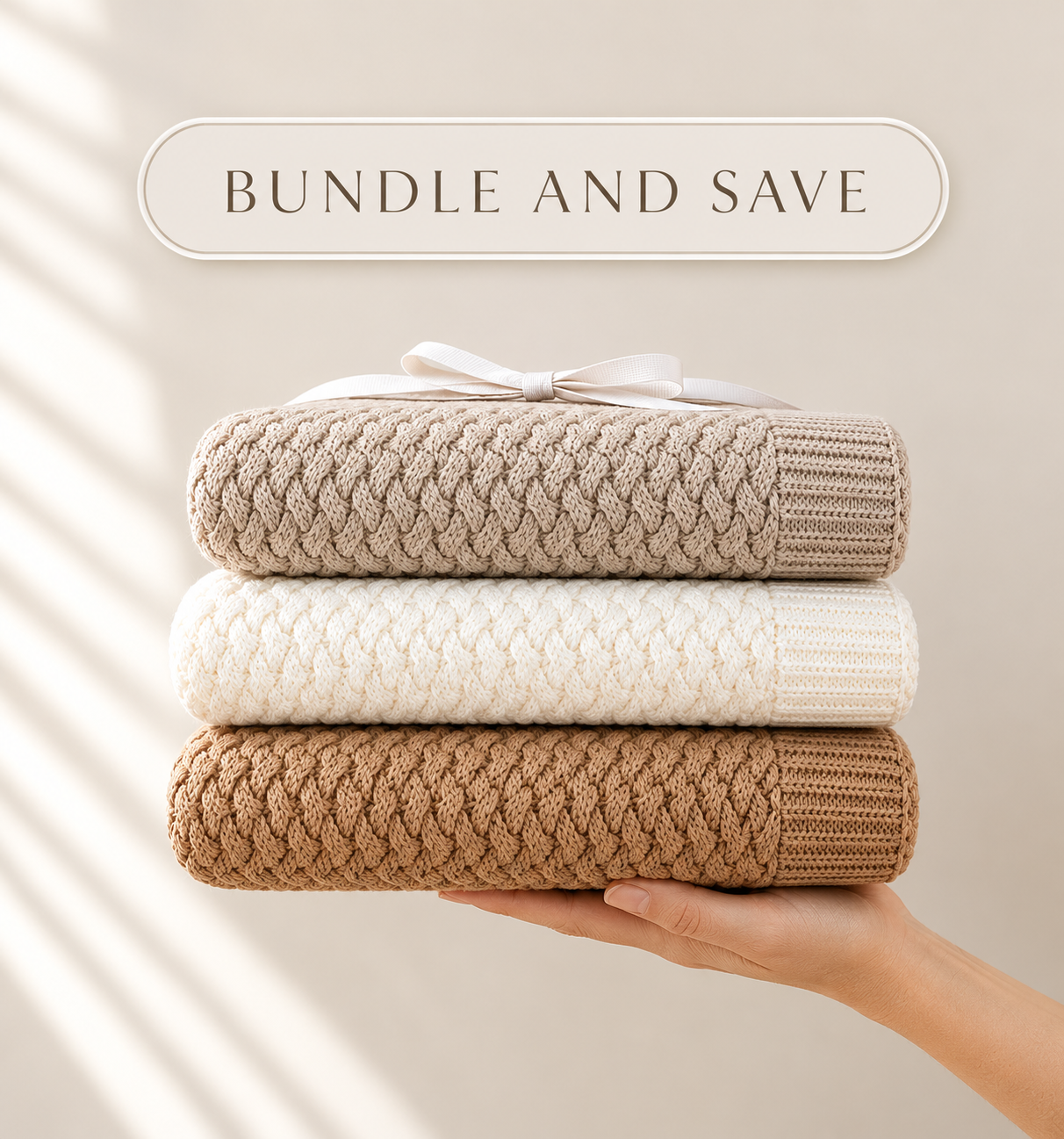 100% Organic Blanket Trio Bundle