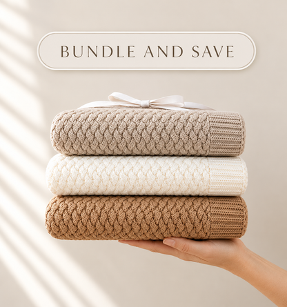 100% Organic Blanket Trio Bundle