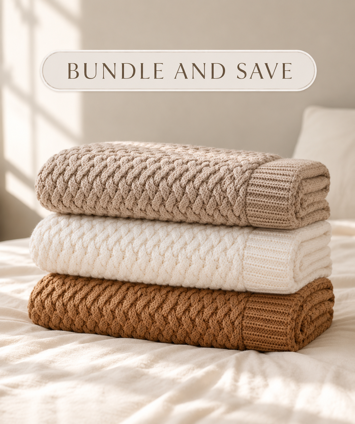 100% Organic Blanket Trio Bundle