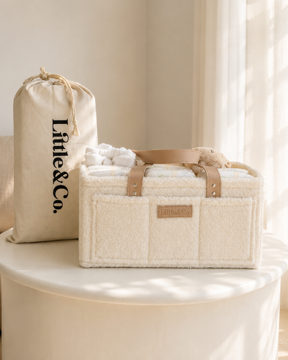 Bouclé Sleek Nappy Caddy