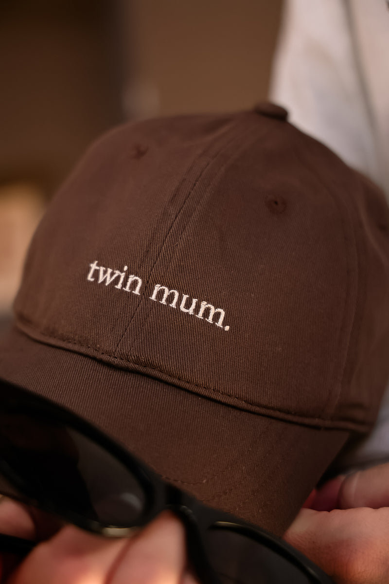 Embroidered Twin Mum Hat