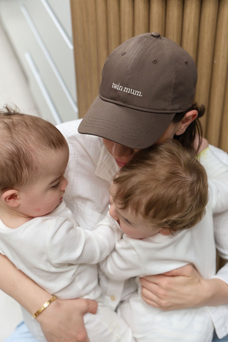Embroidered Twin Mum Hat