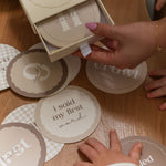 Linen Milestone Card Set