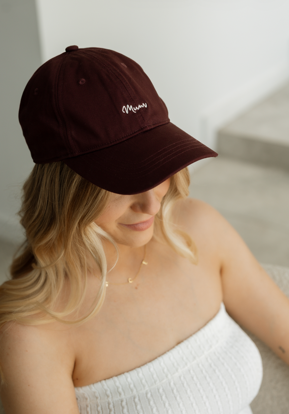 Embroidered Mum Hat
